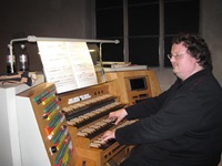 Martin Schmeding an der Orgel St. Peter Köln