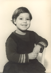 Mirjam Wiesemann als Kind ca 5 Jahre alt