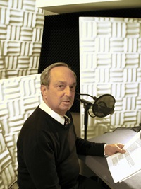 Ronald Schönberg in Wien während der Sprachaufnahmen